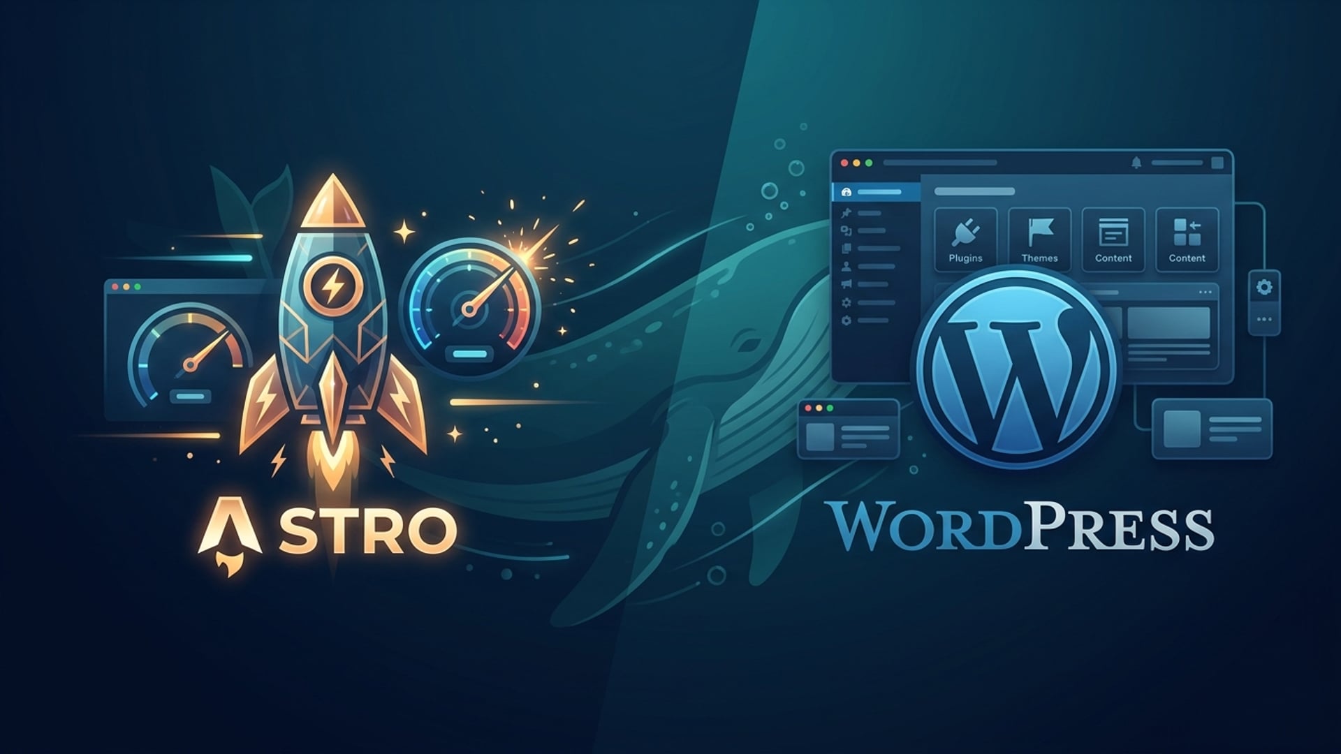 ການປຽບທຽບ Astro vs WordPress 2026