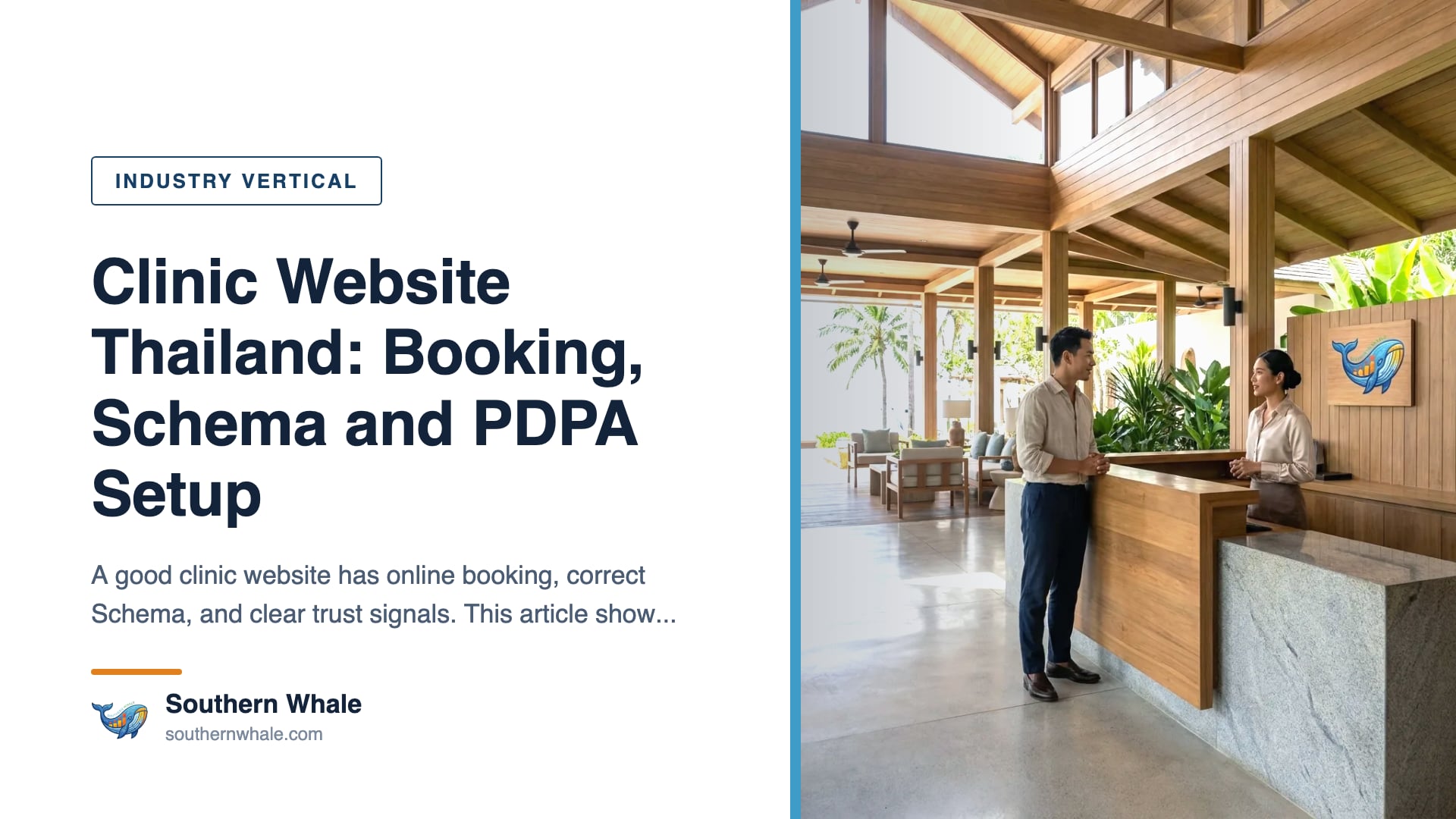 Clinic website development in Thailand