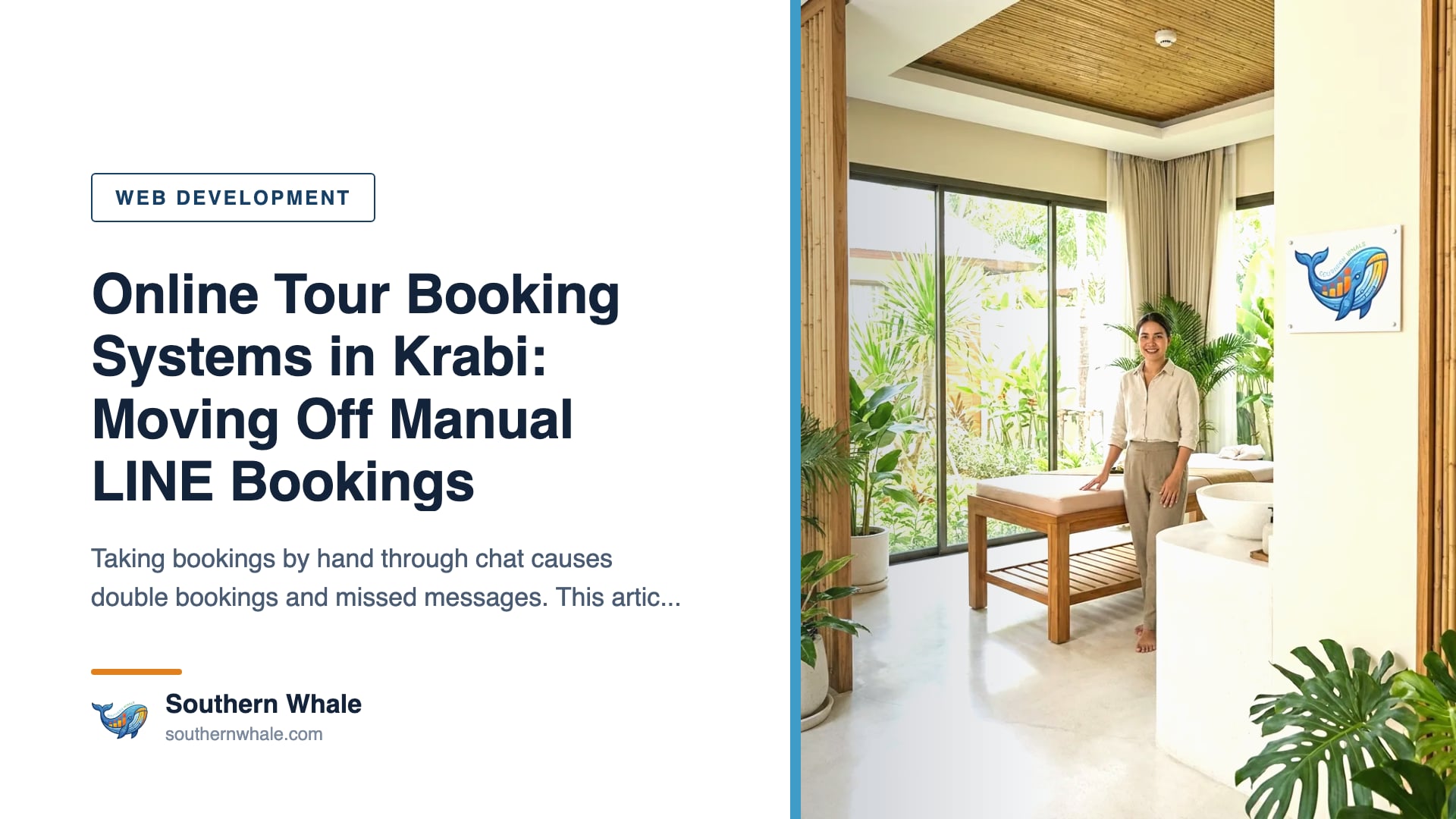 a mid-sized tour operator in Krabi Online Booking System