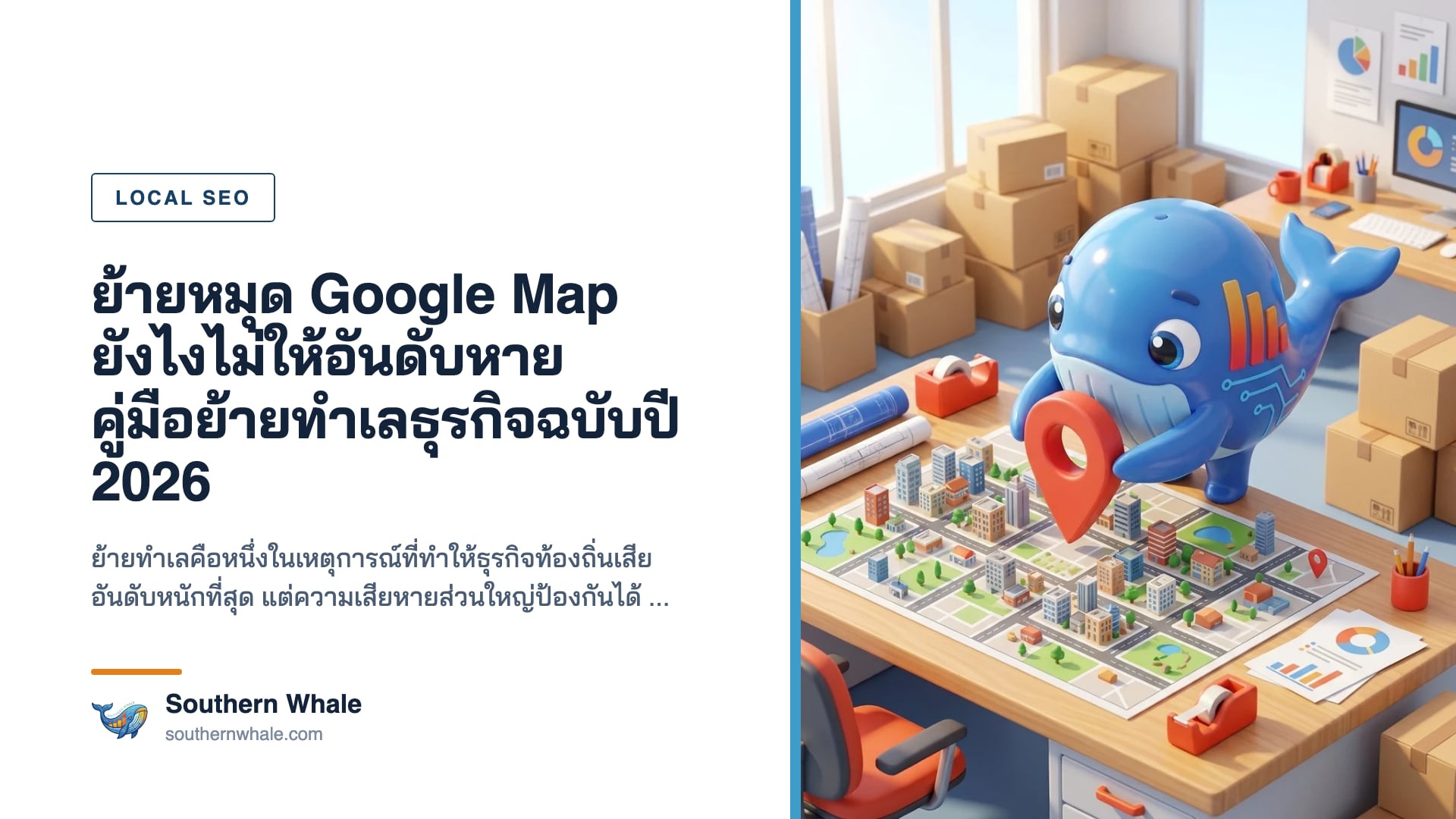 การย้ายหมุด Google Map เมื่อธุรกิจย้ายทำเลใหม่ พร้อมเช็คลิสต์รักษาอันดับ