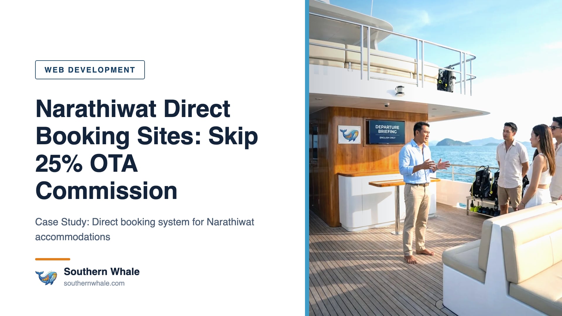 Direct booking system for Narathiwat accommodation
