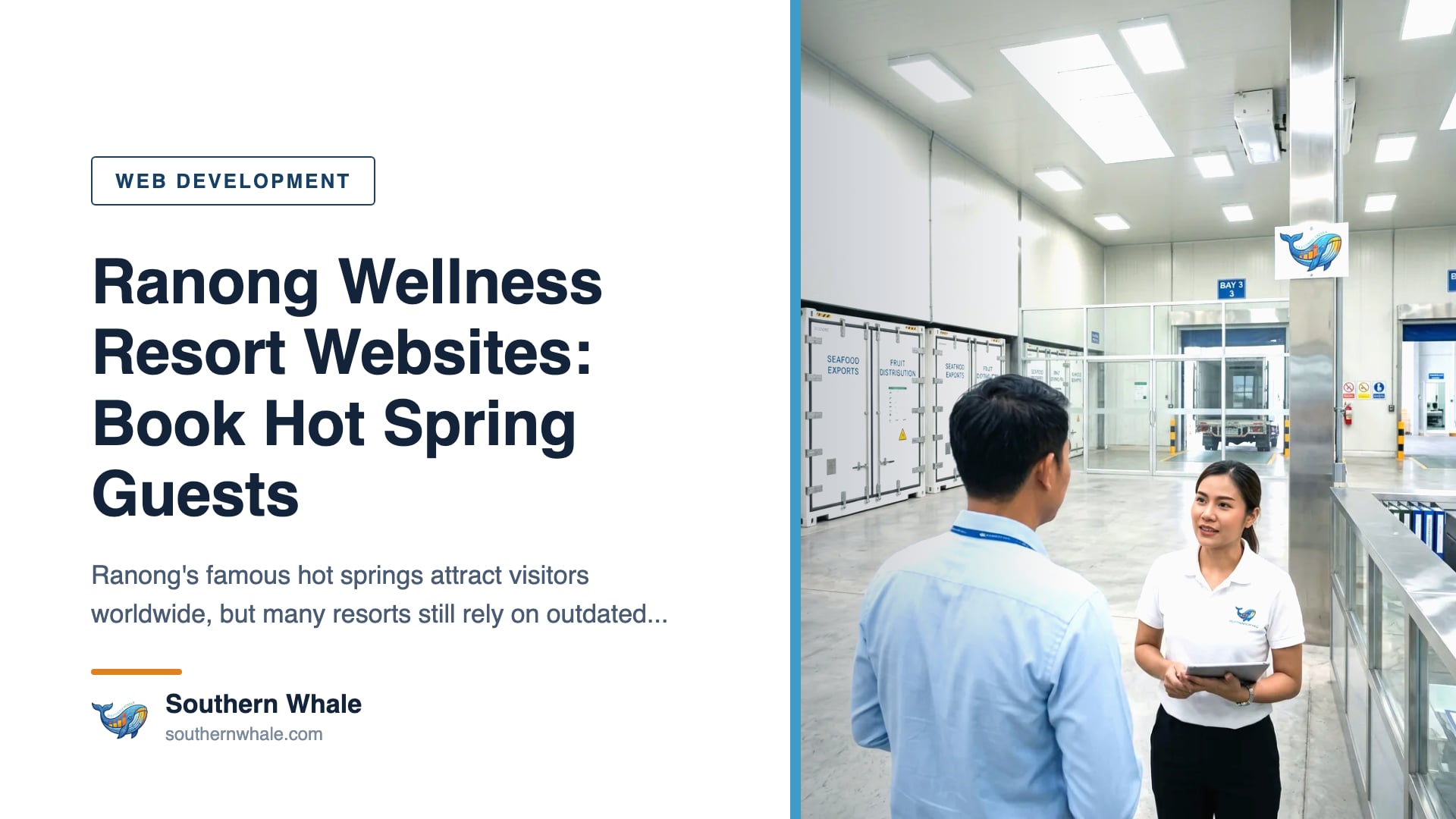 Ranong wellness resort website — spa treatment room with hot spring