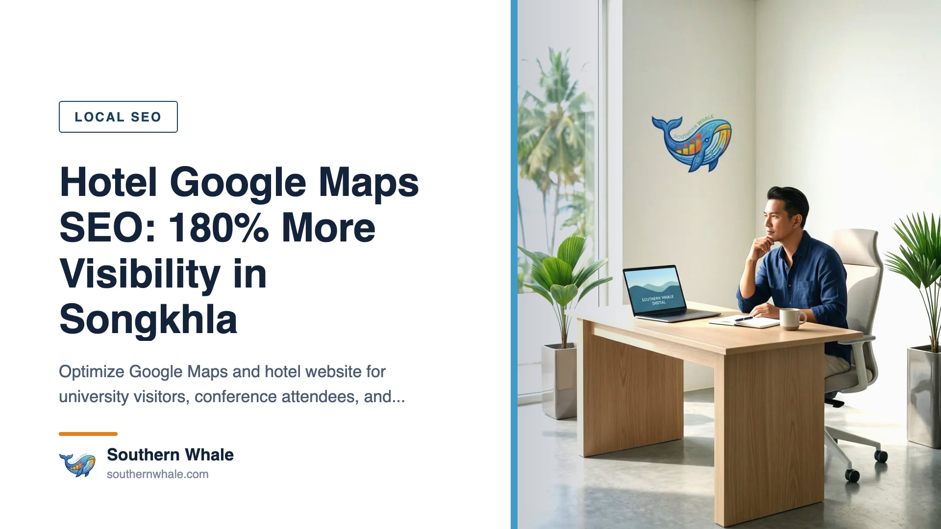 Google Map optimization for hotels near Mahasarakham University Songkhla