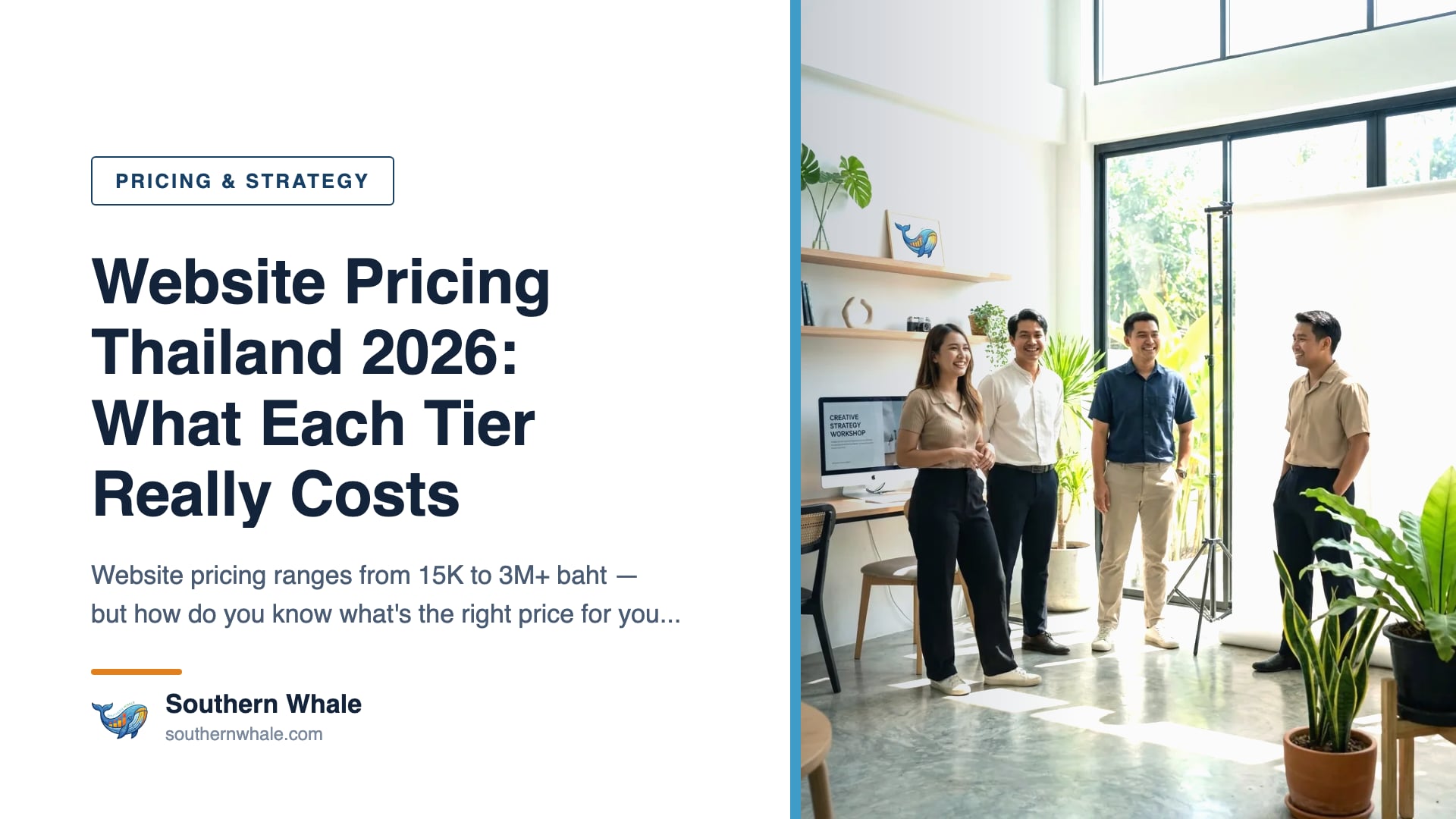 Guide to calculating website pricing in Thailand for 2026