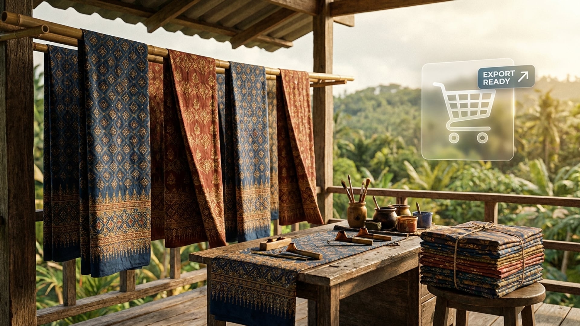 Pattani batik craft export website case study