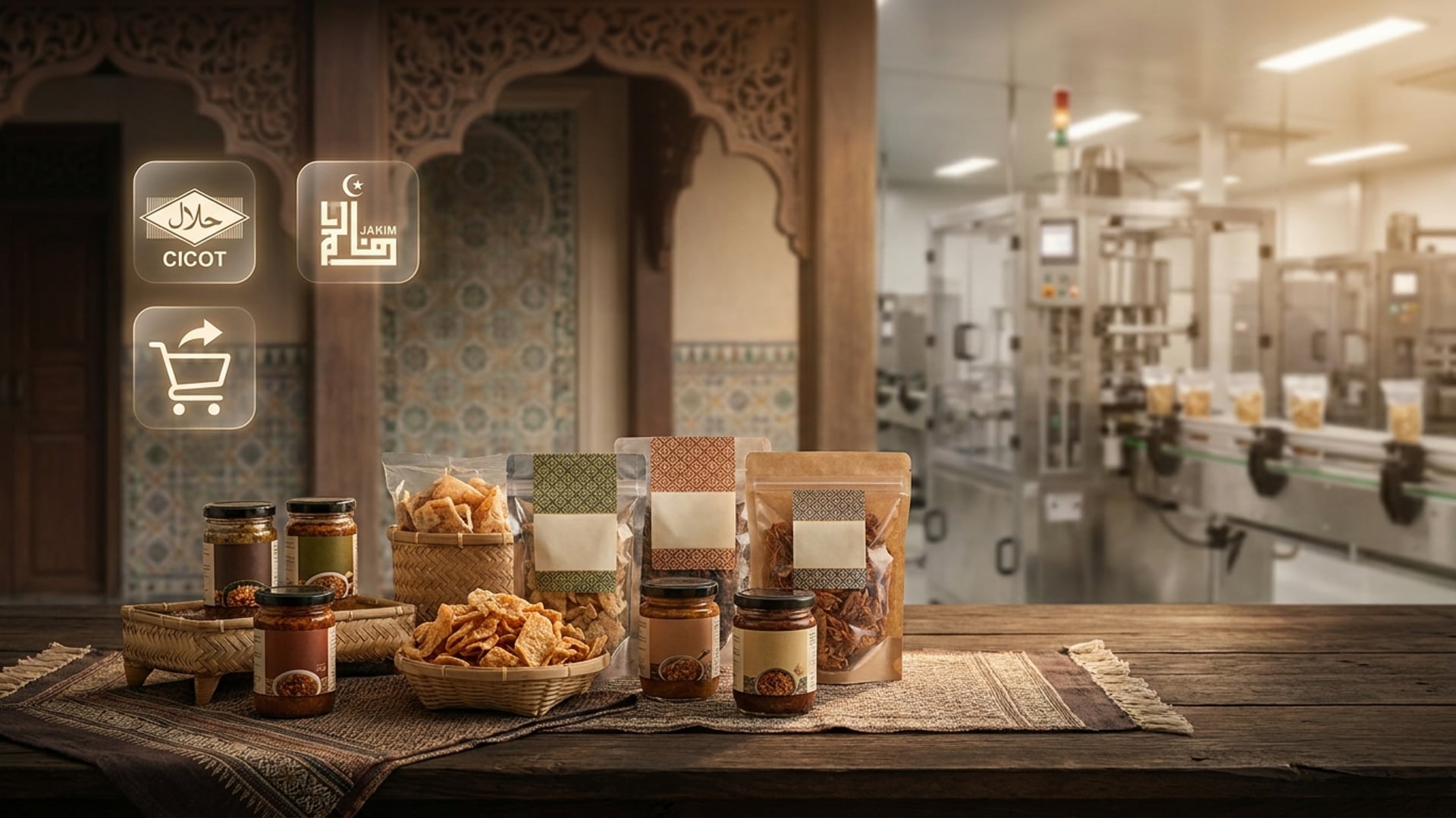 Pattani halal food processed SME e-commerce case study