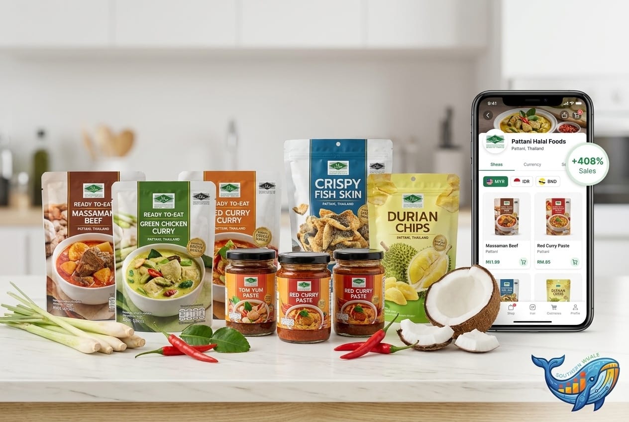 Pattani halal food processed SME e-commerce case study