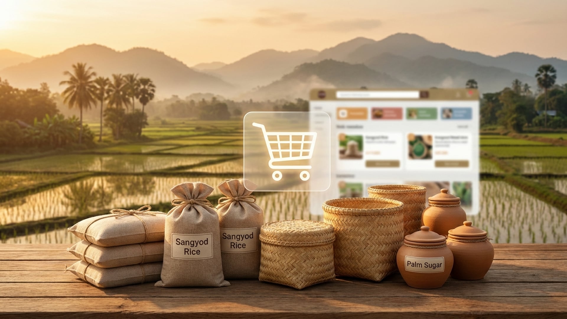 Phatthalung multi-vendor OTOP cooperative marketplace case study