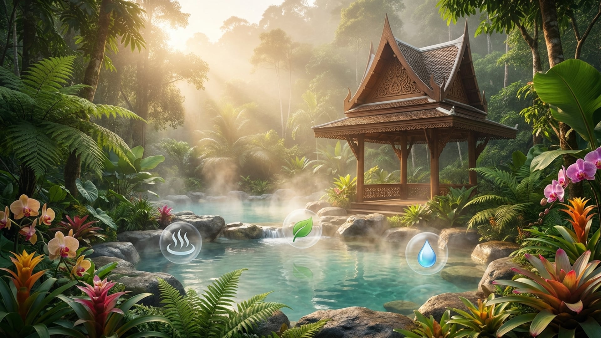 Ranong hot spring wellness resort SEO case study