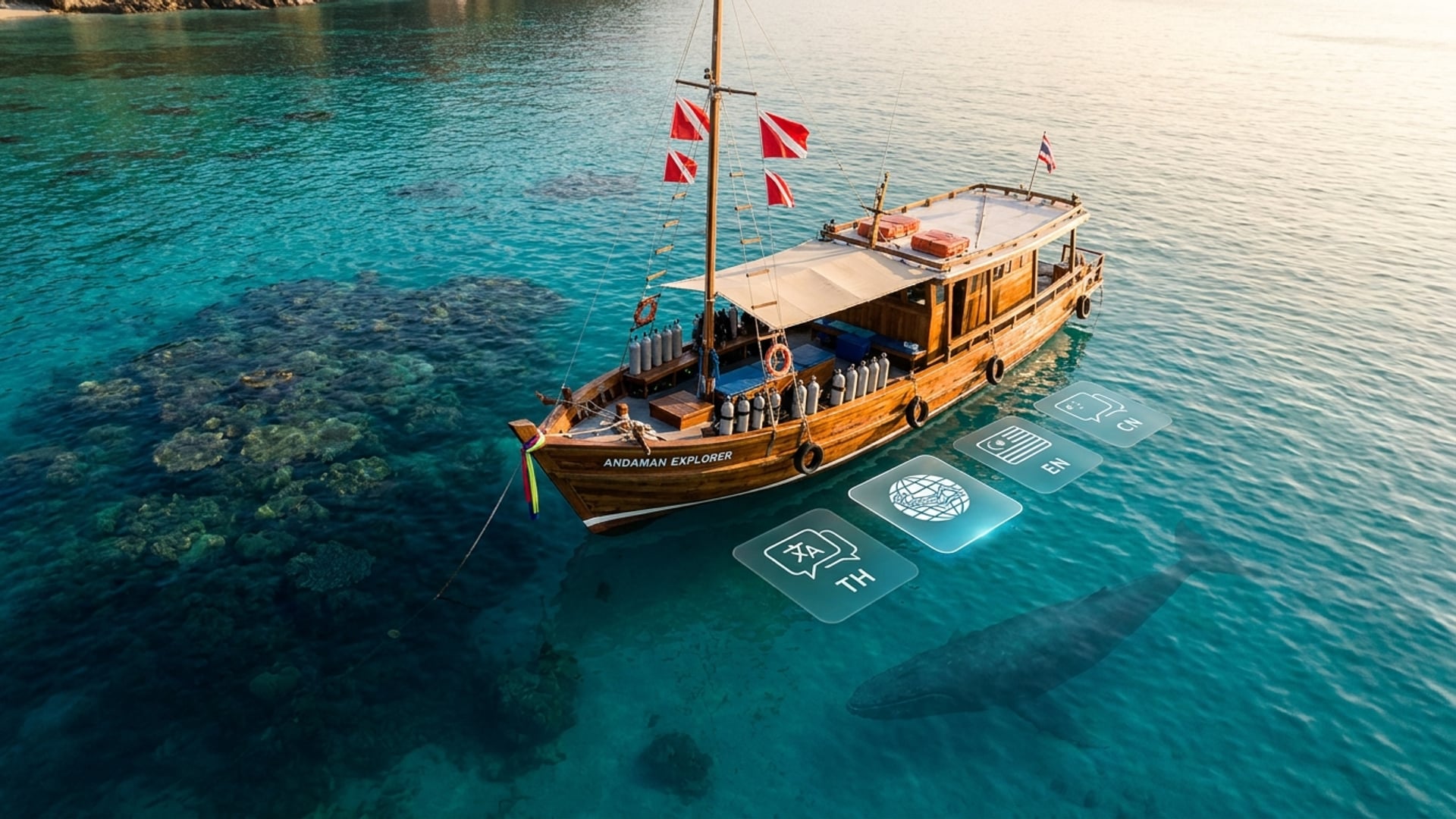 Satun PADI dive shop multilingual website case study
