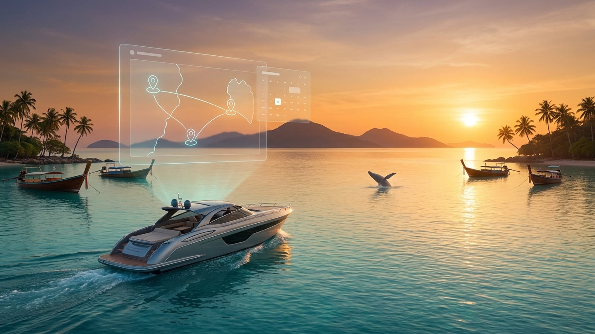 Island Hopping Tour Platform Case Study in Surat Thani province