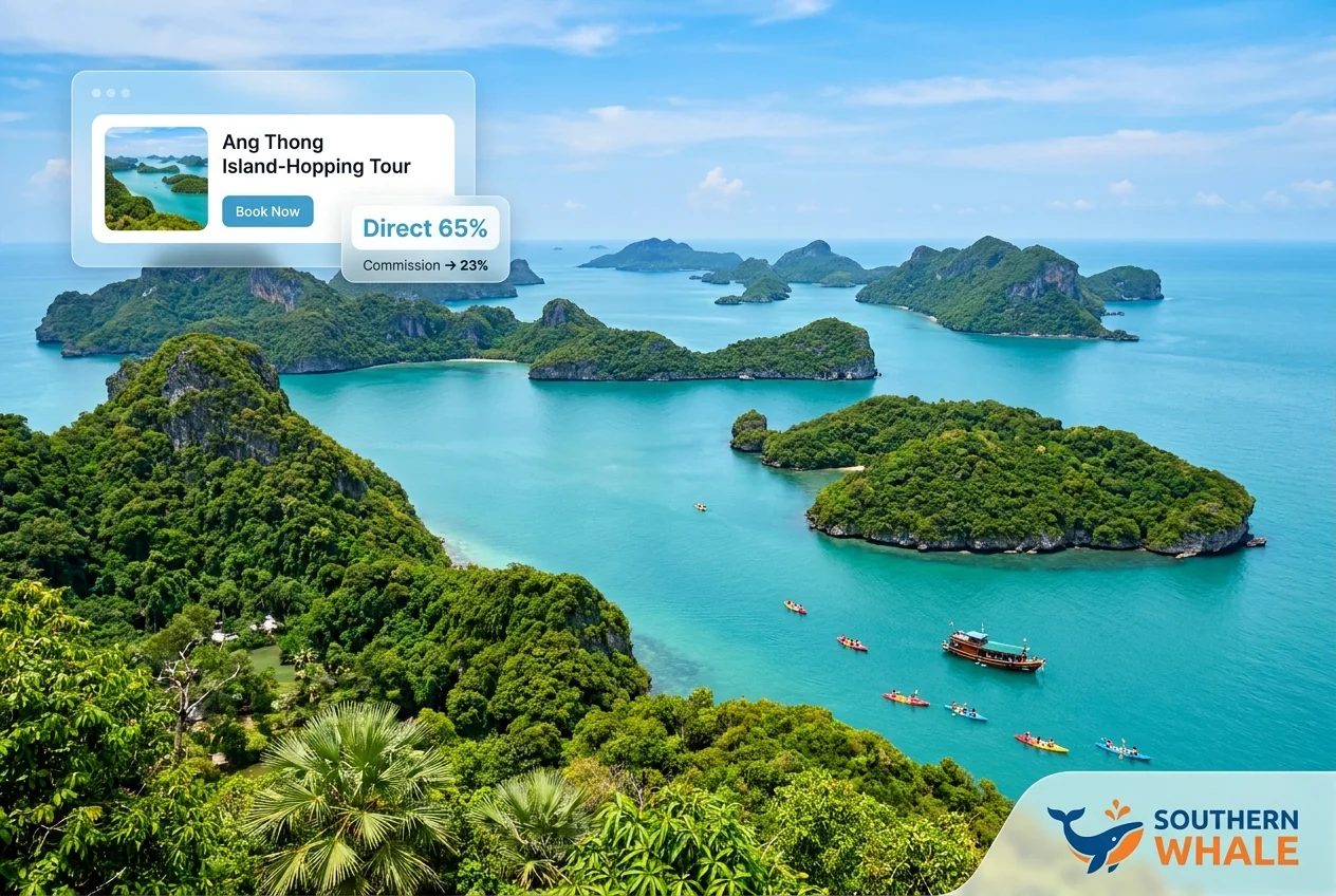 Island Hopping Tour Platform Case Study in Surat Thani province