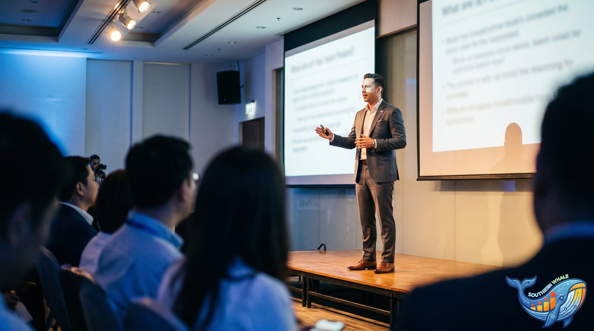 Southern Whale speaker — guest lectures on web, SEO and AI for Southern Thailand