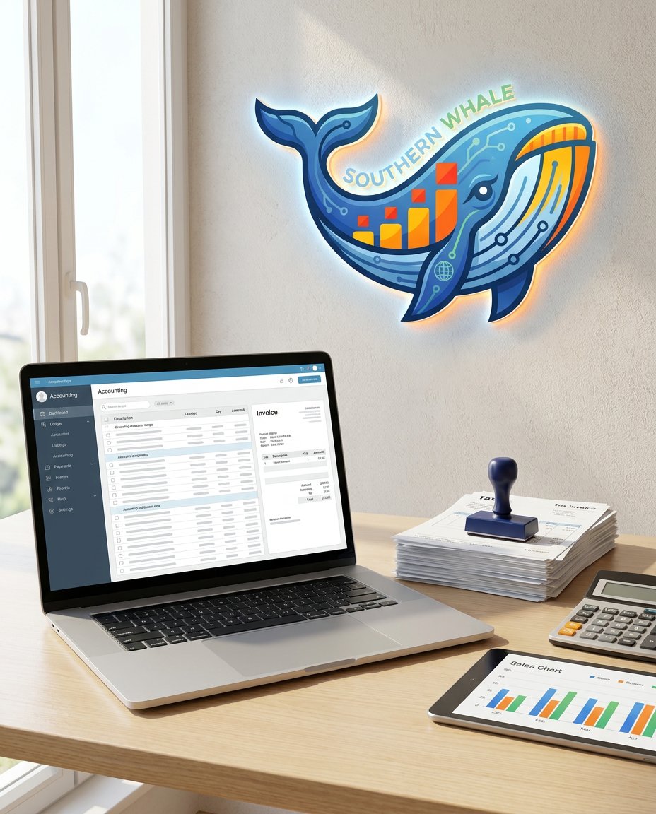 รับทำระบบ ERP สำหรับบริษัทและองค์กร — Southern Whale