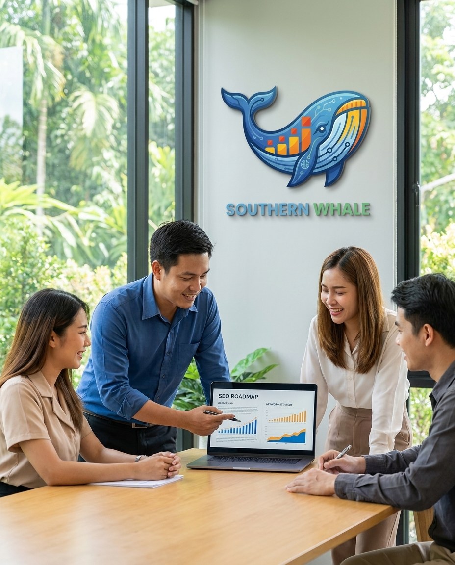 ທີ່ປຶກສາ SEO (SEO Consultant) ທົ່ວປະເທດໄທ | ວາງກົນລະຍຸດຕິດໜ້າທຳອິດ - Southern Whale